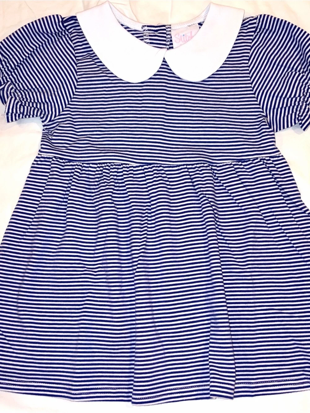 Stitchy Fish Erin Legging set in royal blue w/white collar sz4 T NWT